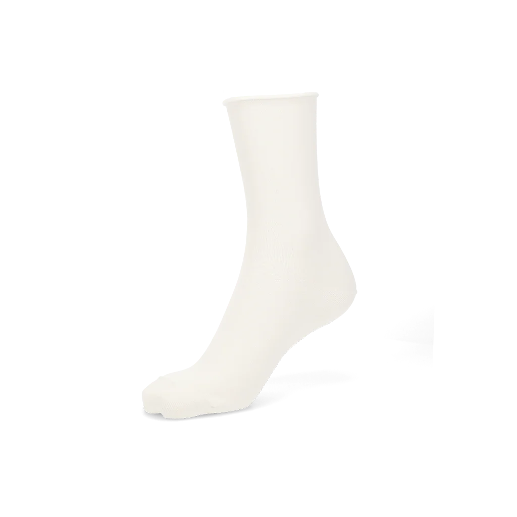 Premium Silky Cotton Plain  Crew Socks - Image 6
