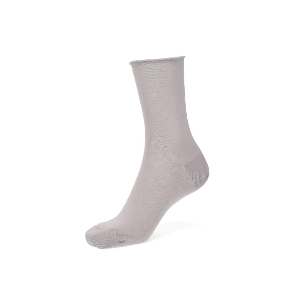Premium Silky Cotton Plain  Crew Socks - Image 8