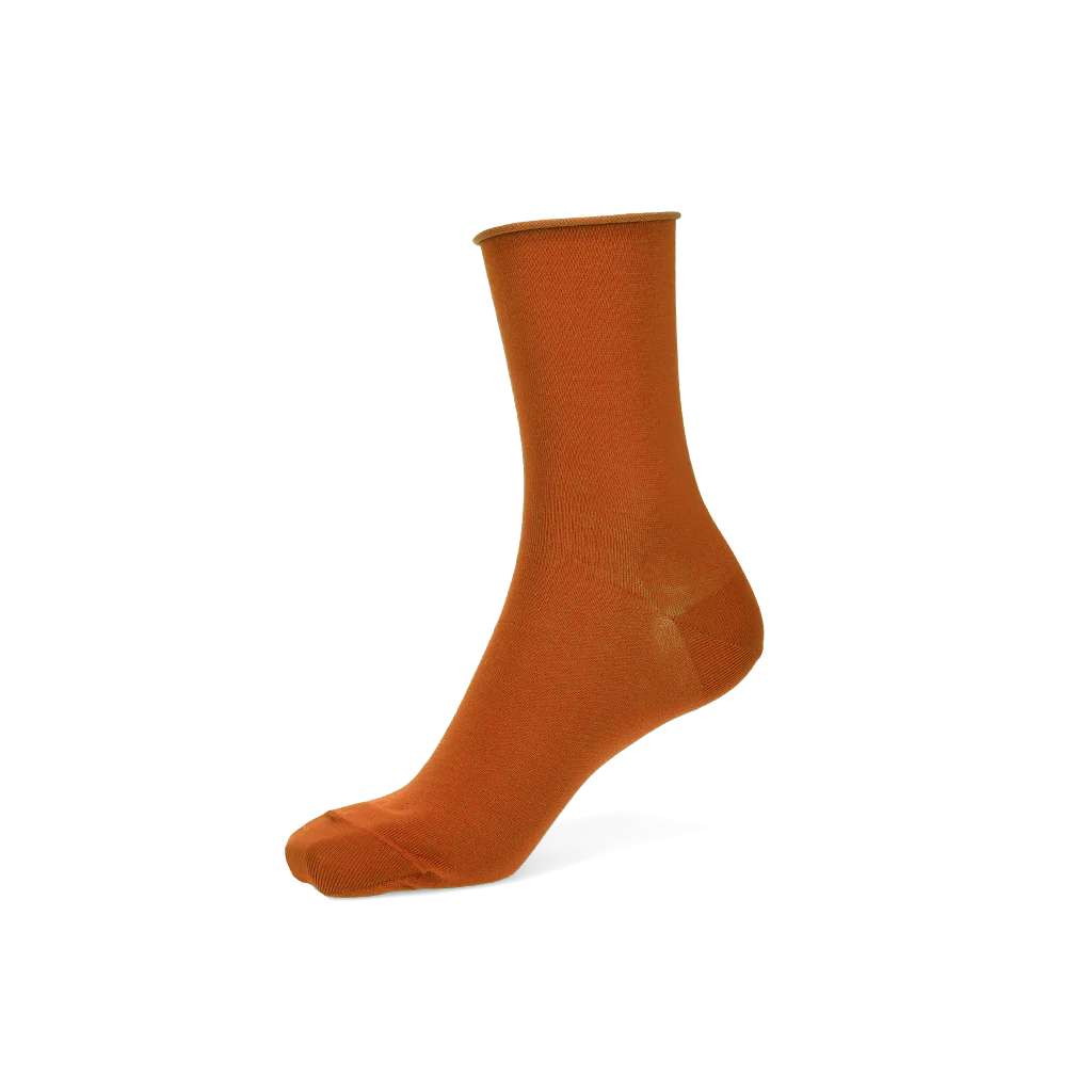 Premium Silky Cotton Plain  Crew Socks - Image 9
