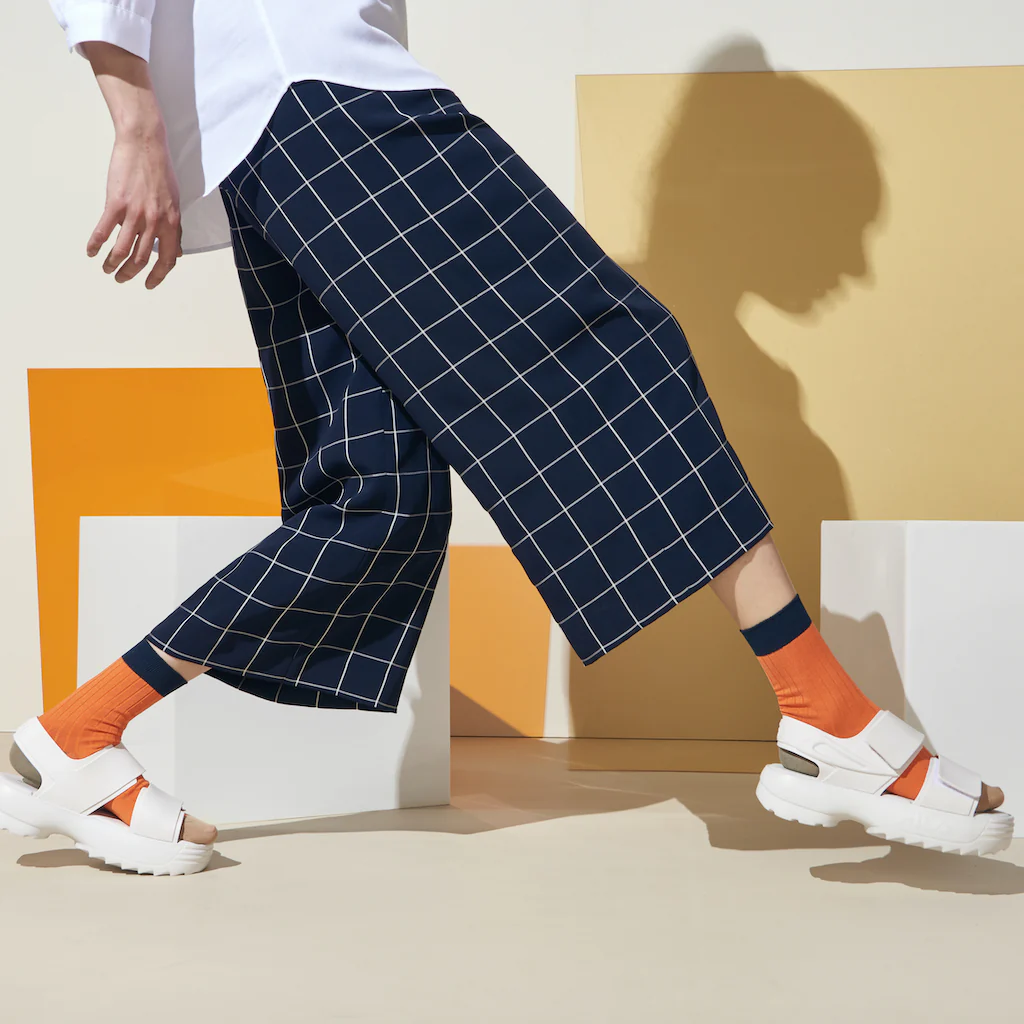 Quattro Colored Cotton  Crew Socks - Image 4