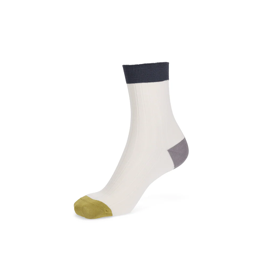 Quattro Colored Cotton  Crew Socks - Image 5