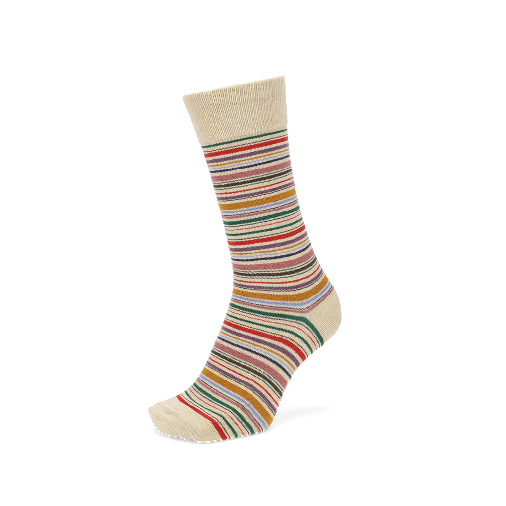 Racing Stripe Cotton  Crew Socks - Image 9