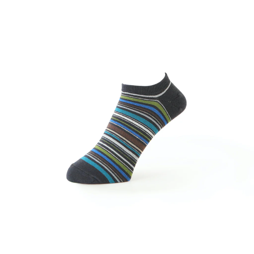 Racing Stripe Cotton  Ankle Socks - Image 4