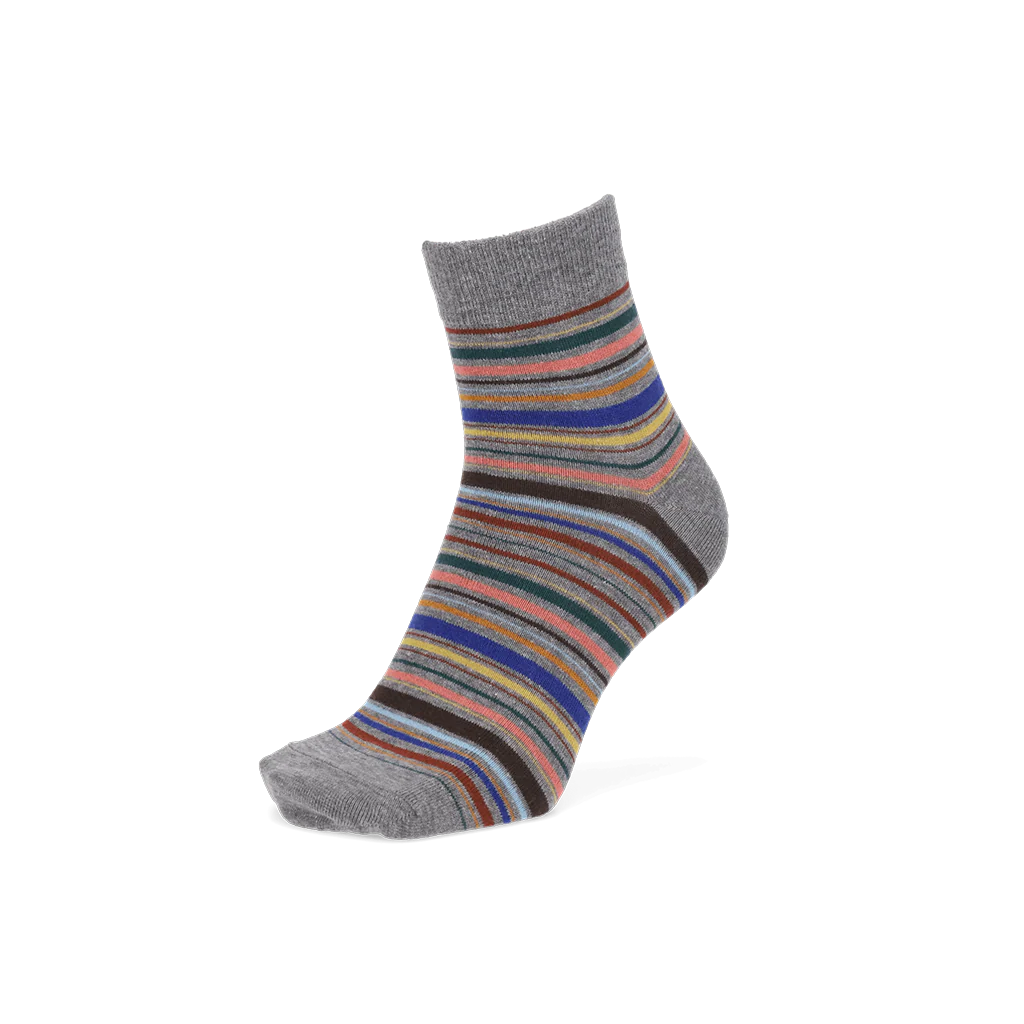 Racing Stripe Cotton Quarter Socks - Image 6