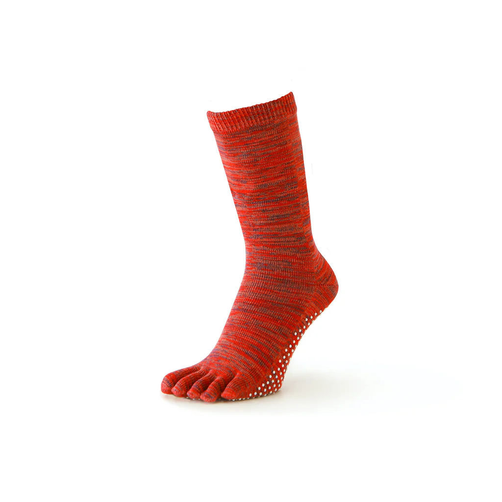 Reflexology Cotton Toe Crew Socks - Image 13