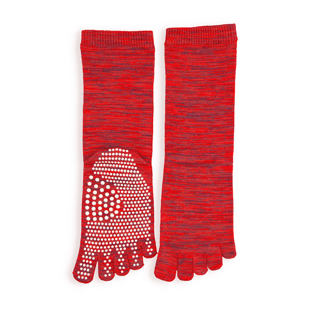 Reflexology Cotton Toe Crew Socks - Image 14