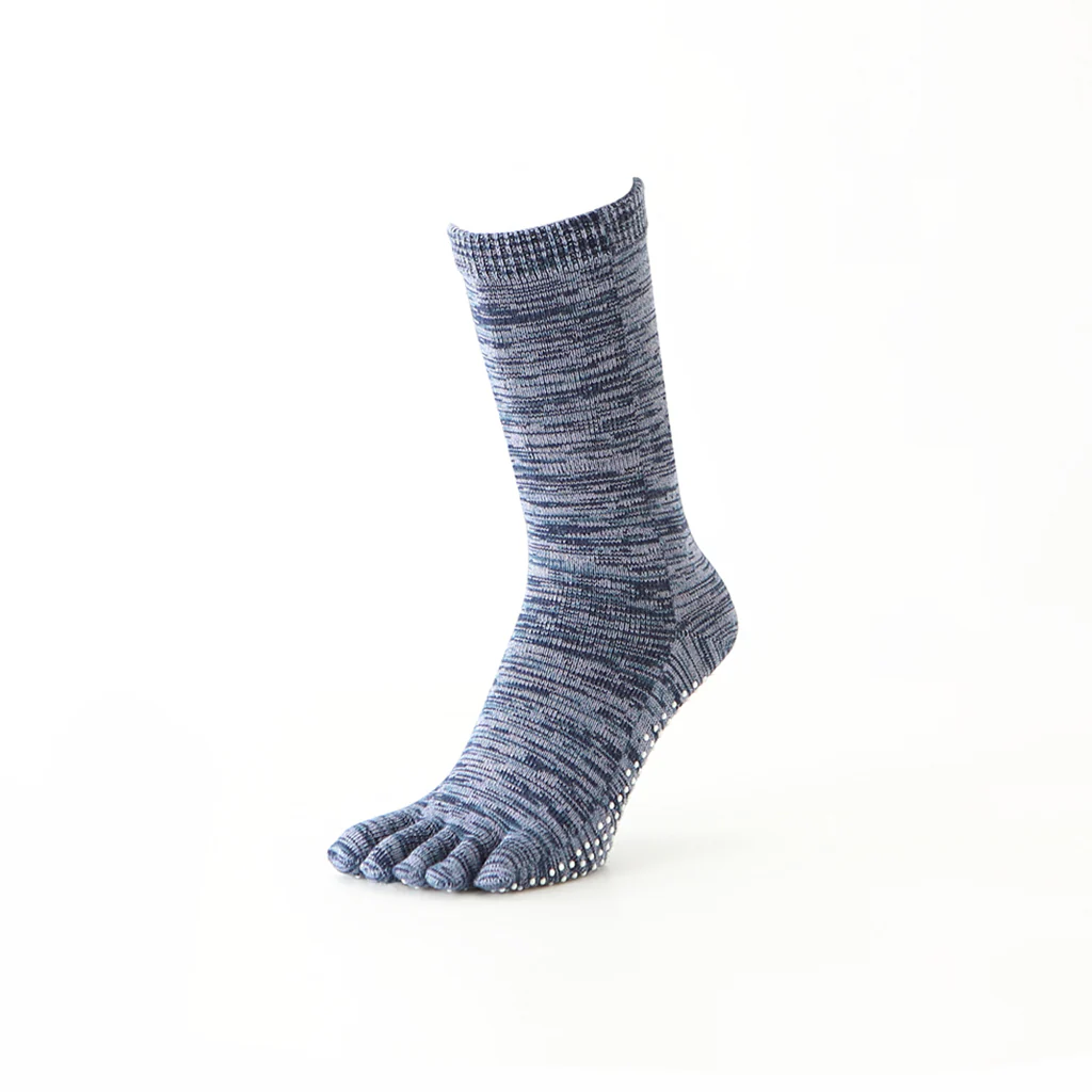 Reflexology Cotton Toe Crew Socks - Image 16