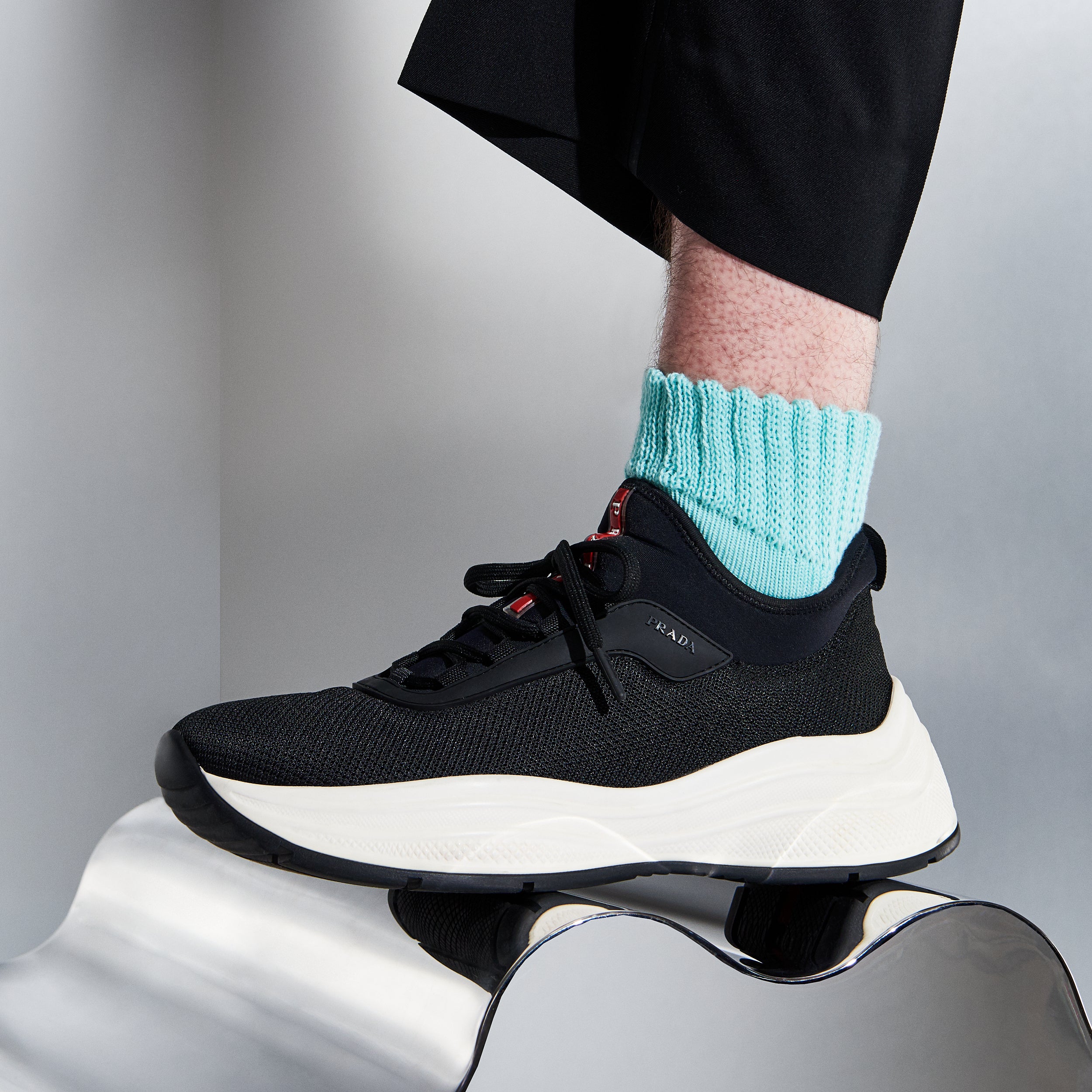 Cotton Pile Quarter Socks - Image 2