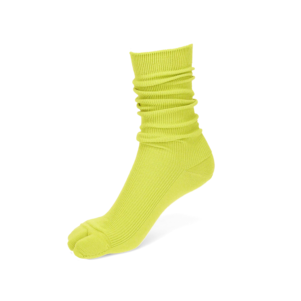 Ribbed Tabi Crew Socks - Image 3