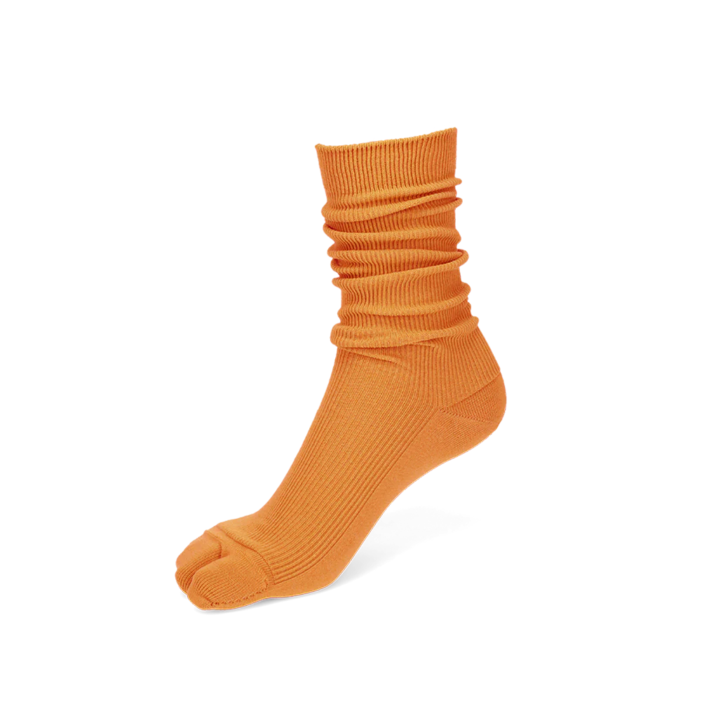 Ribbed Tabi Crew Socks - Image 5