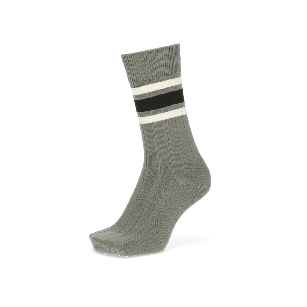 Sandwich-Stripes Crew Socks - Image 3