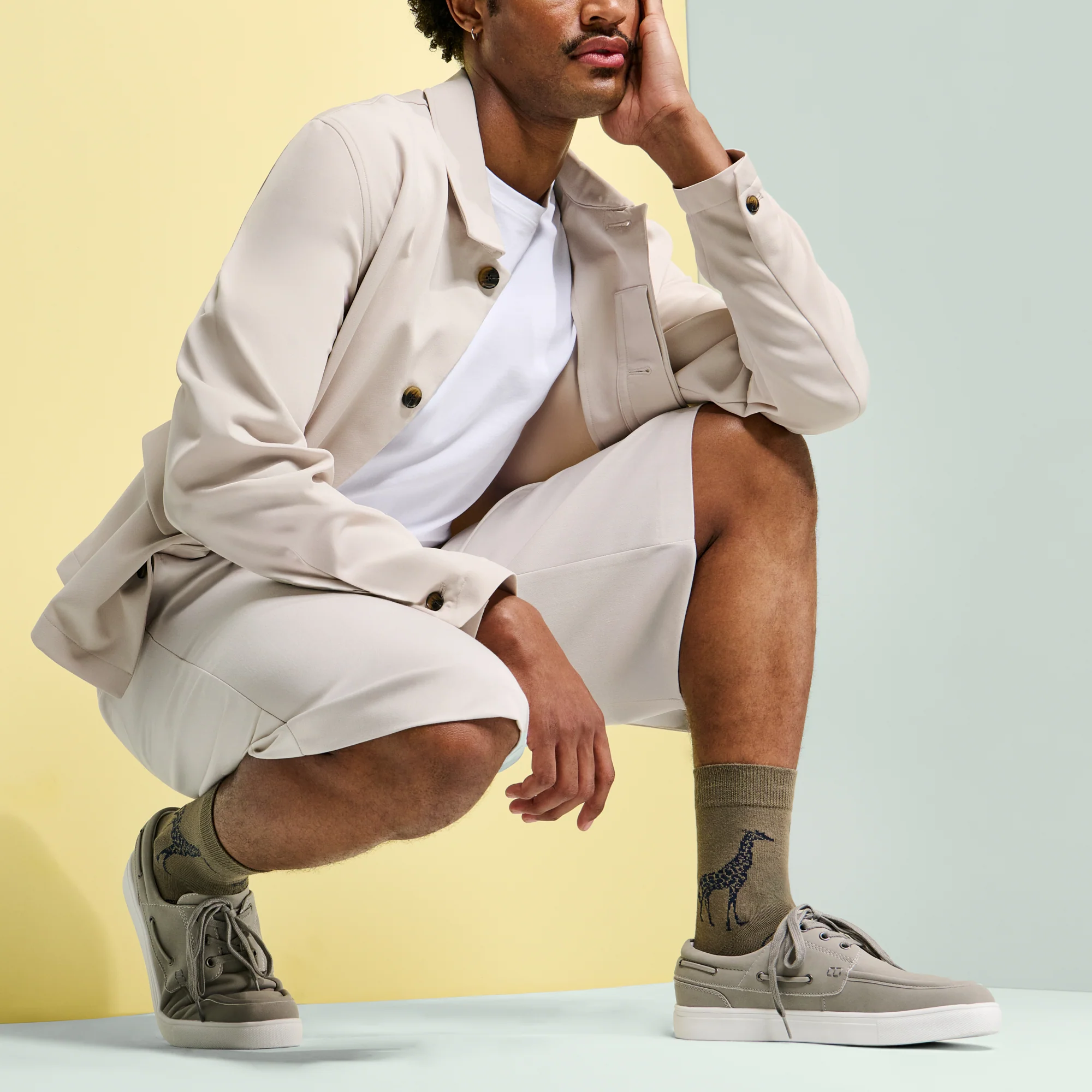 Savannah Cotton-Linen  Quarter Socks