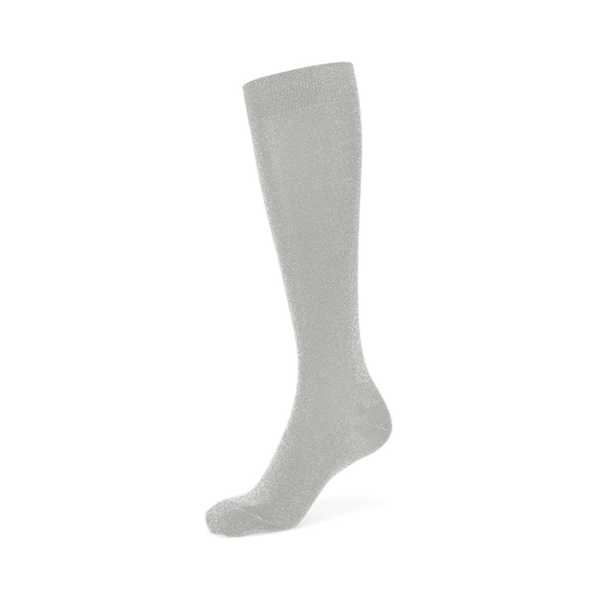 Soft Lamé Semi-Sheer  Knee-High Socks - Image 4