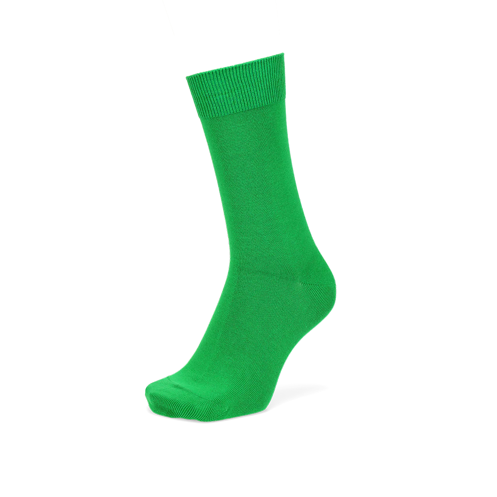 Solid Color Cotton Crew Socks - Image 5