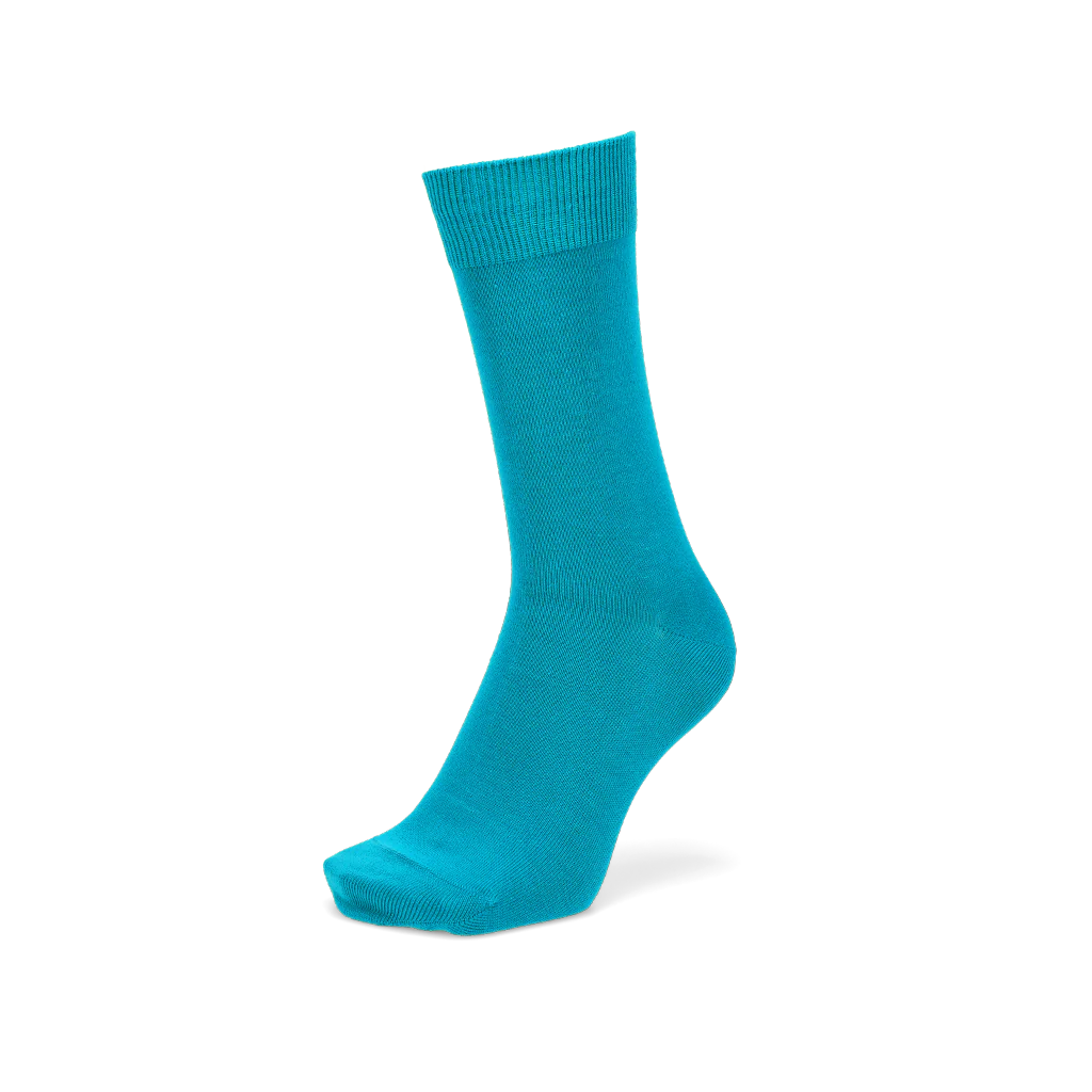 Solid Color Cotton Crew Socks - Image 6