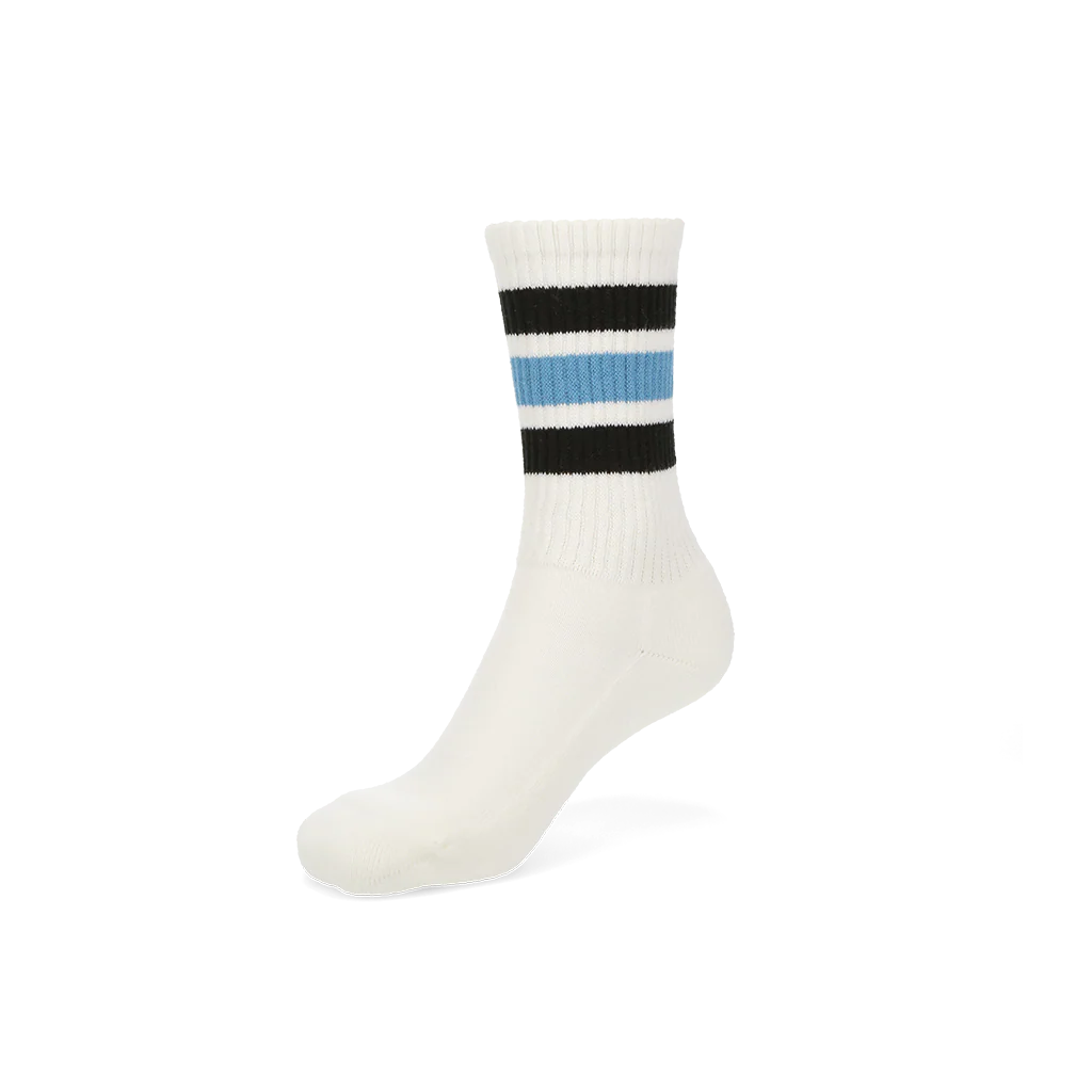 Sandwich-Stripes Cotton Pile  Crew Socks - Image 5