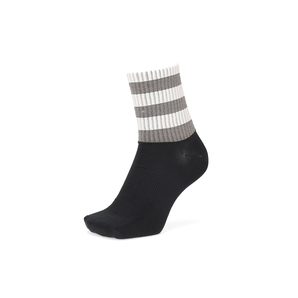 Striped Reflector Crew Socks - Image 7
