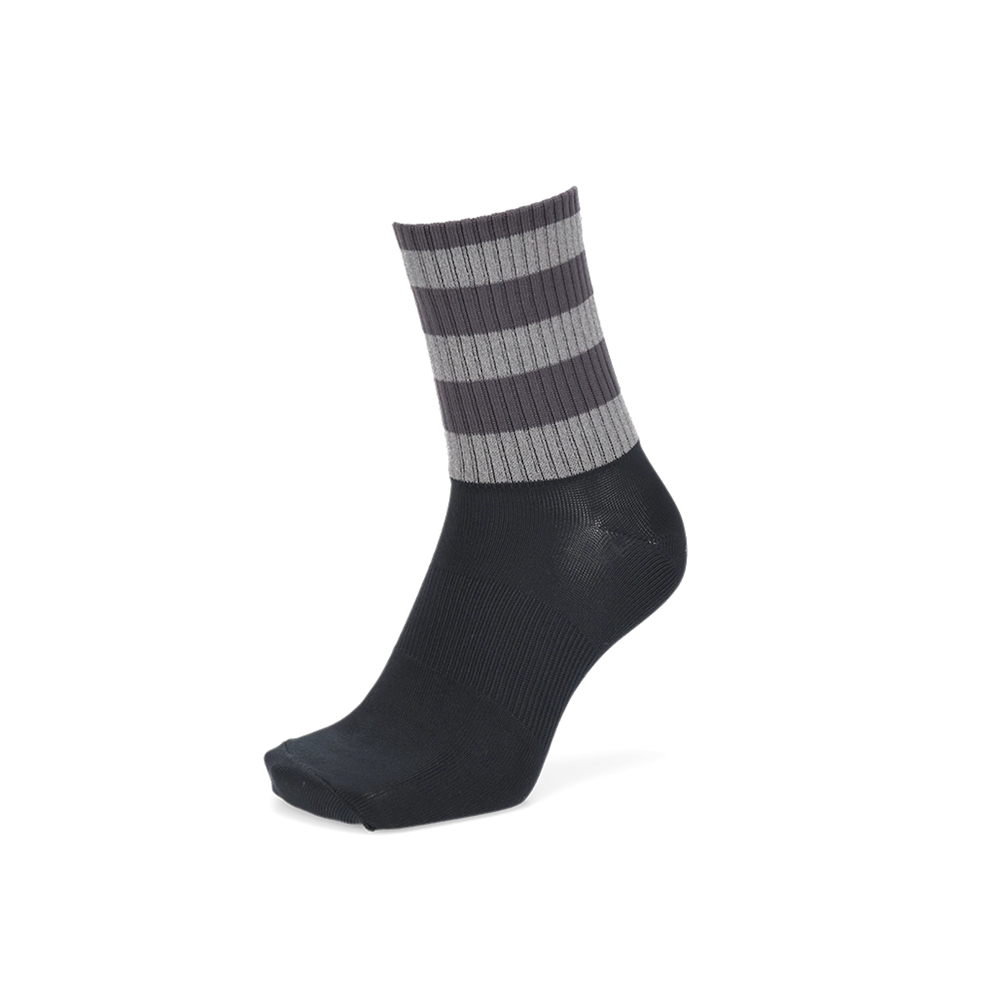 Striped Reflector Crew Socks - Image 8