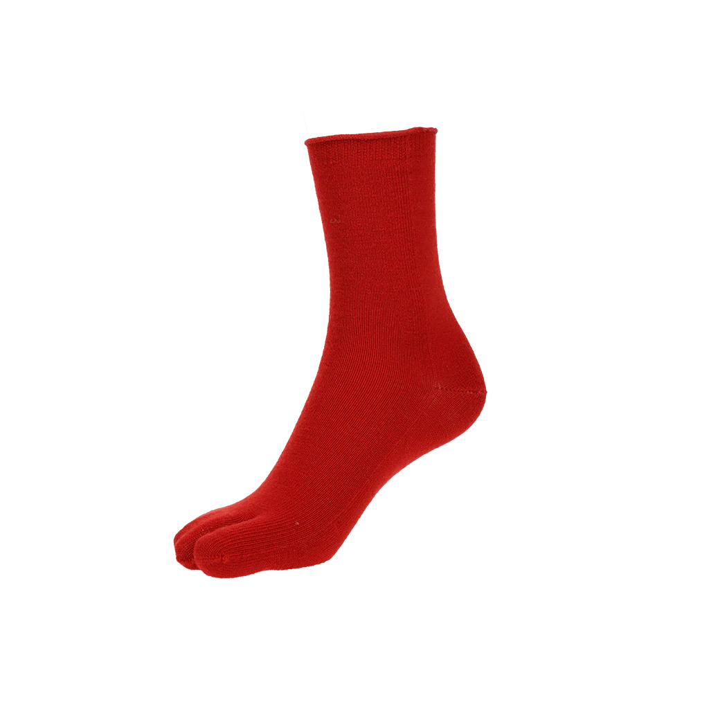 Super Extra Fine Merino Wool Tabi  Crew Socks - Image 12