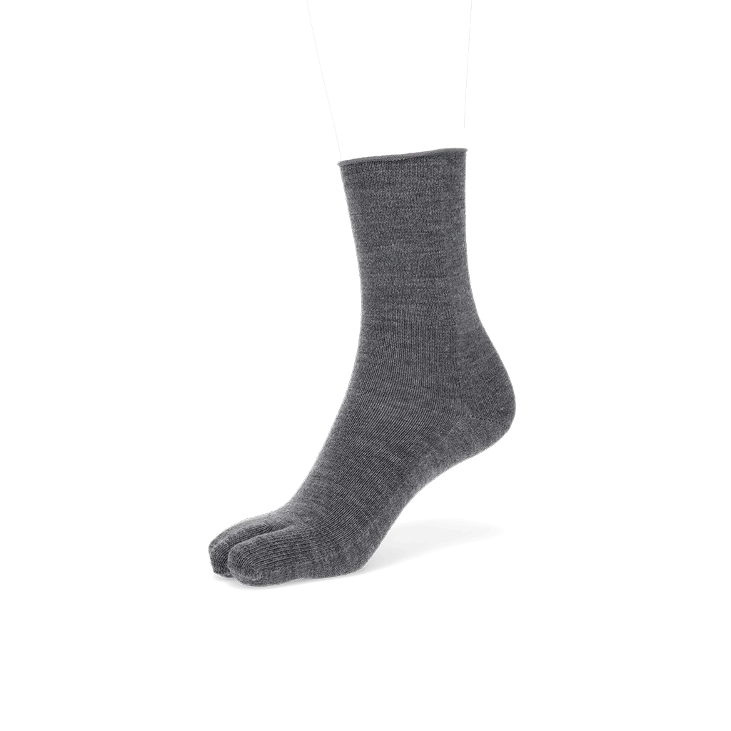 Super Extra Fine Merino Wool Tabi  Crew Socks - Image 8