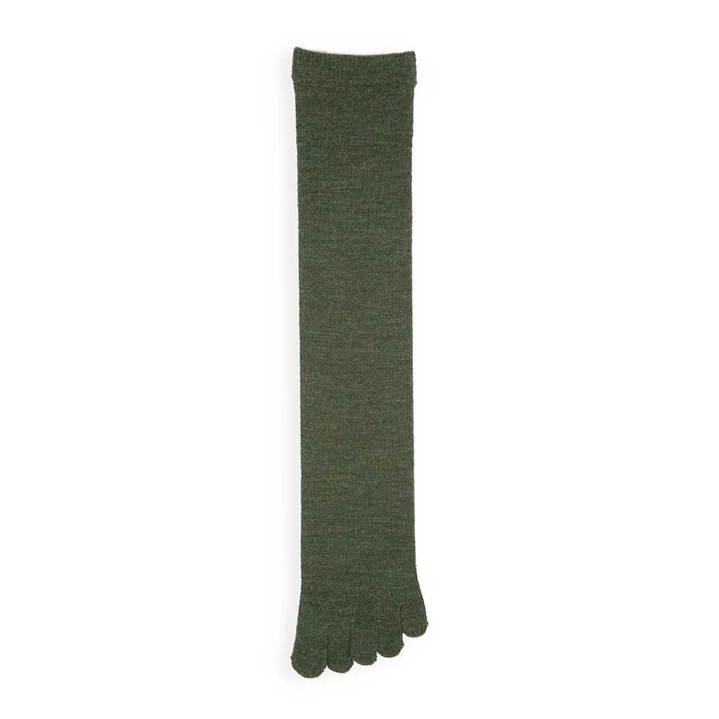 Super Extra Fine Merino Wool  Toe Knee-High Socks - Image 10