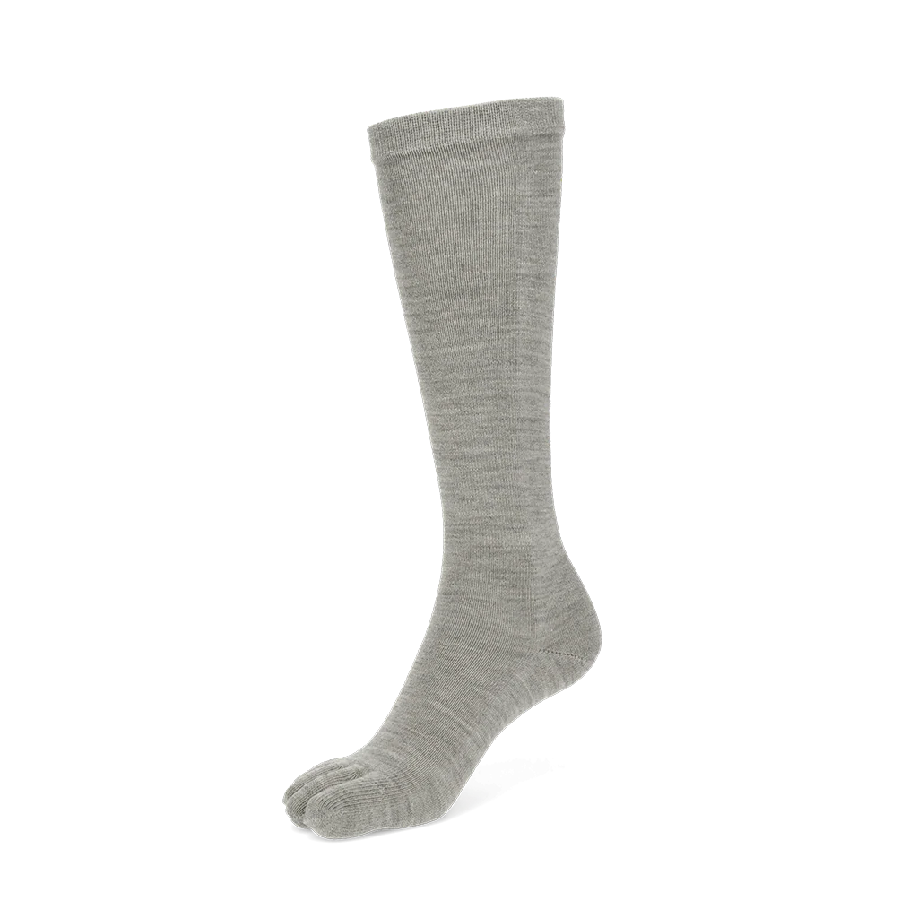Super Extra Fine Merino Wool  Toe Knee-High Socks - Image 5