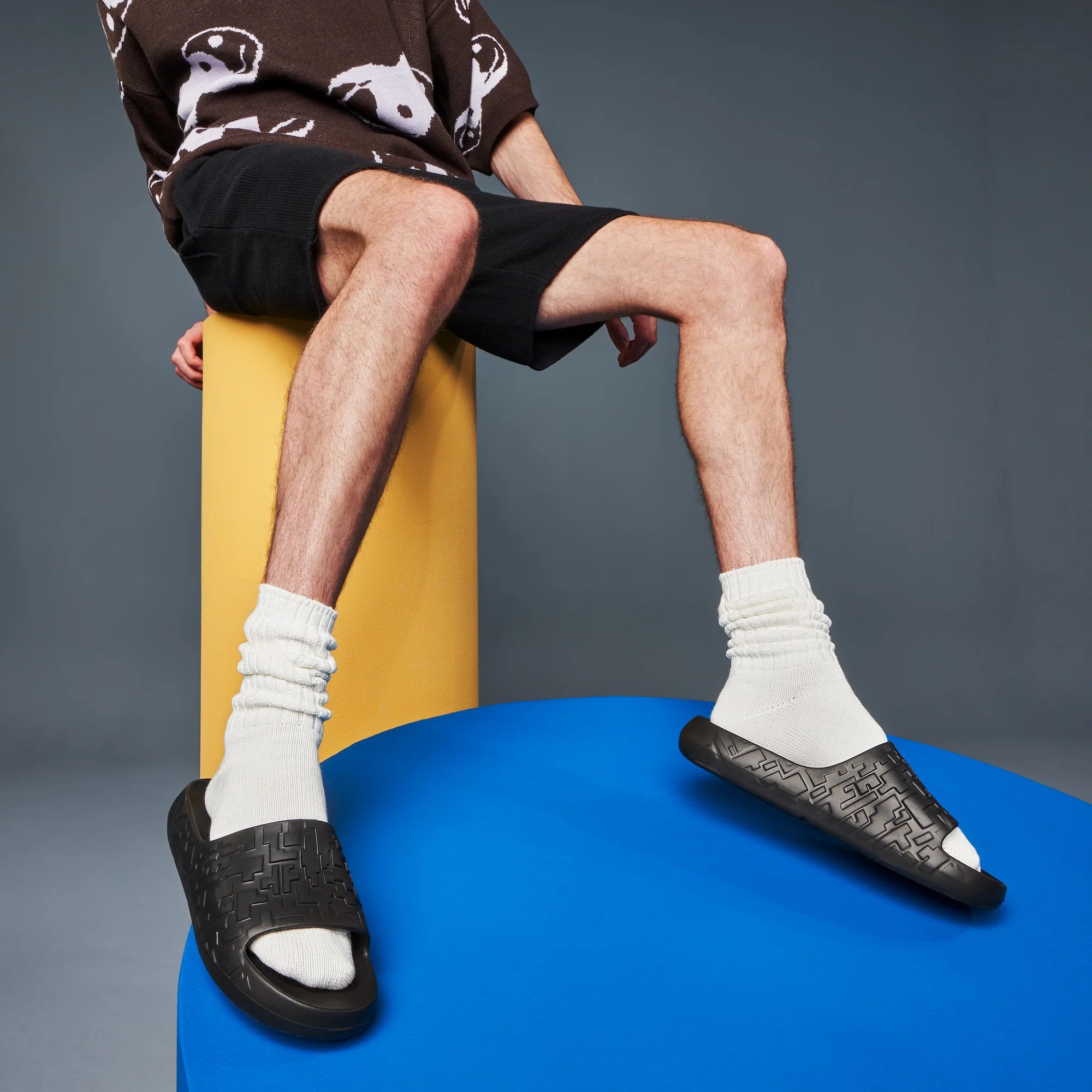 TABIO's COTTON Richell Ribbed Crew Socks - Image 6