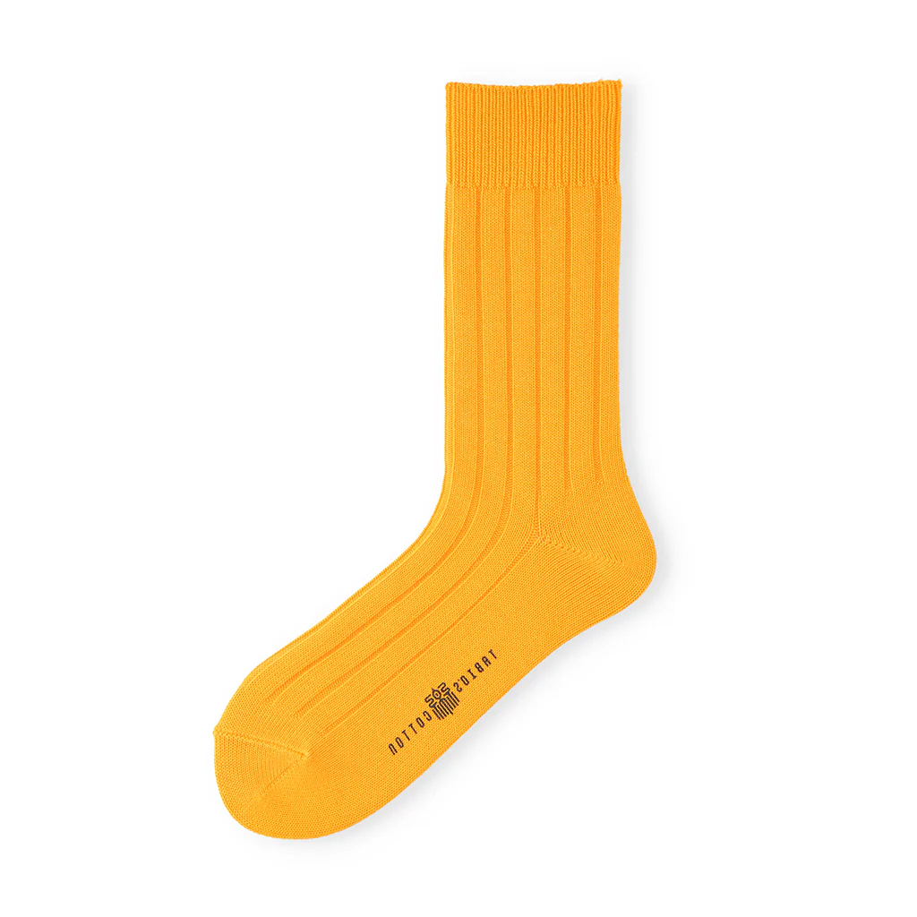 TABIO'S COTTON Wide-Ribbed Crew Socks - Image 3