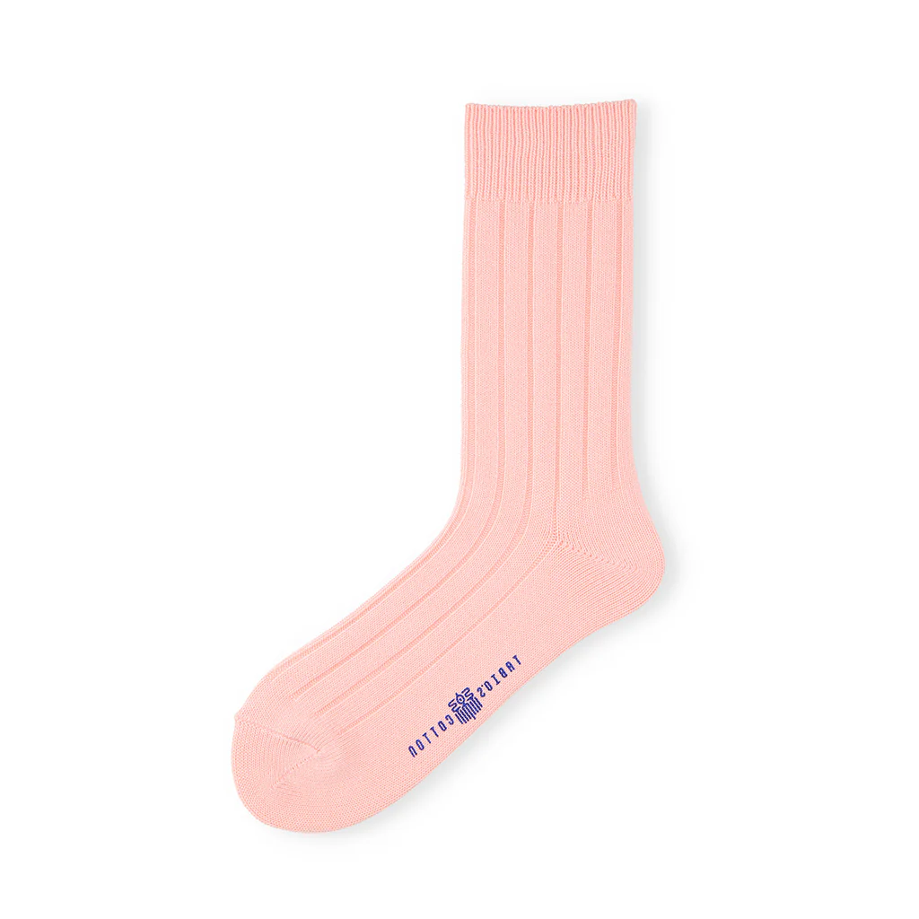 TABIO'S COTTON Wide-Ribbed Crew Socks - Image 6