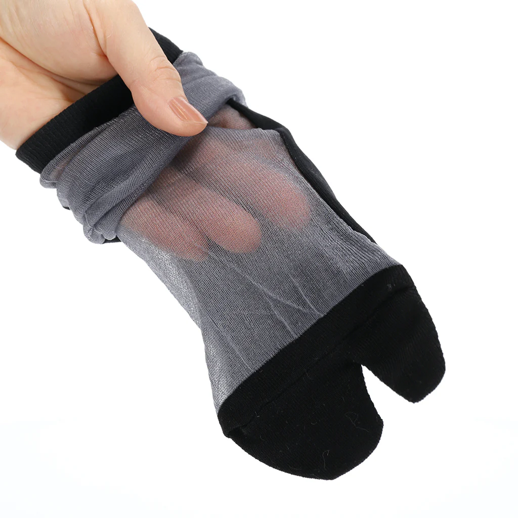 Two-Tone Tabi Crew Socks - Image 6
