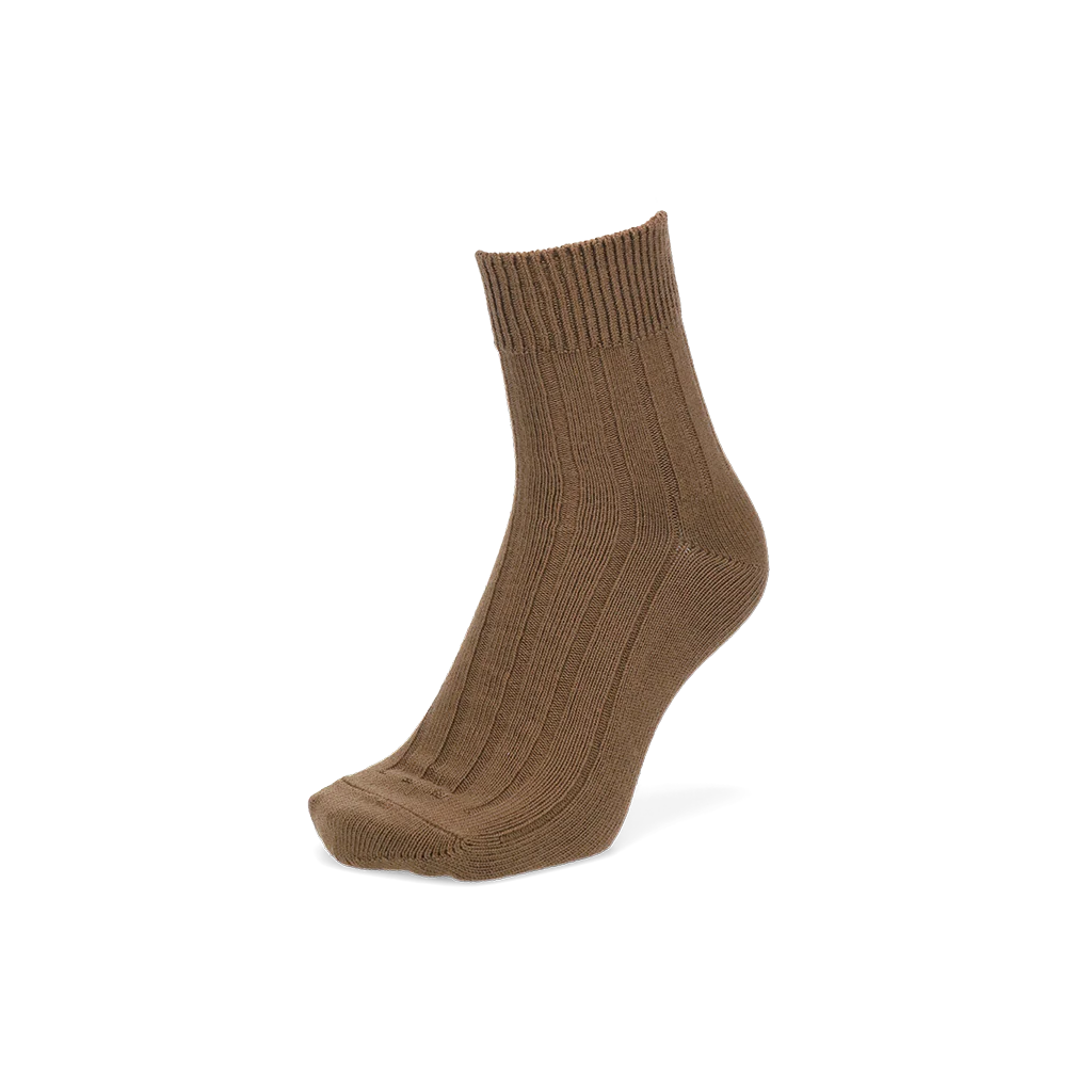 Wide-Ribbed Cotton Quarter Socks - Image 11