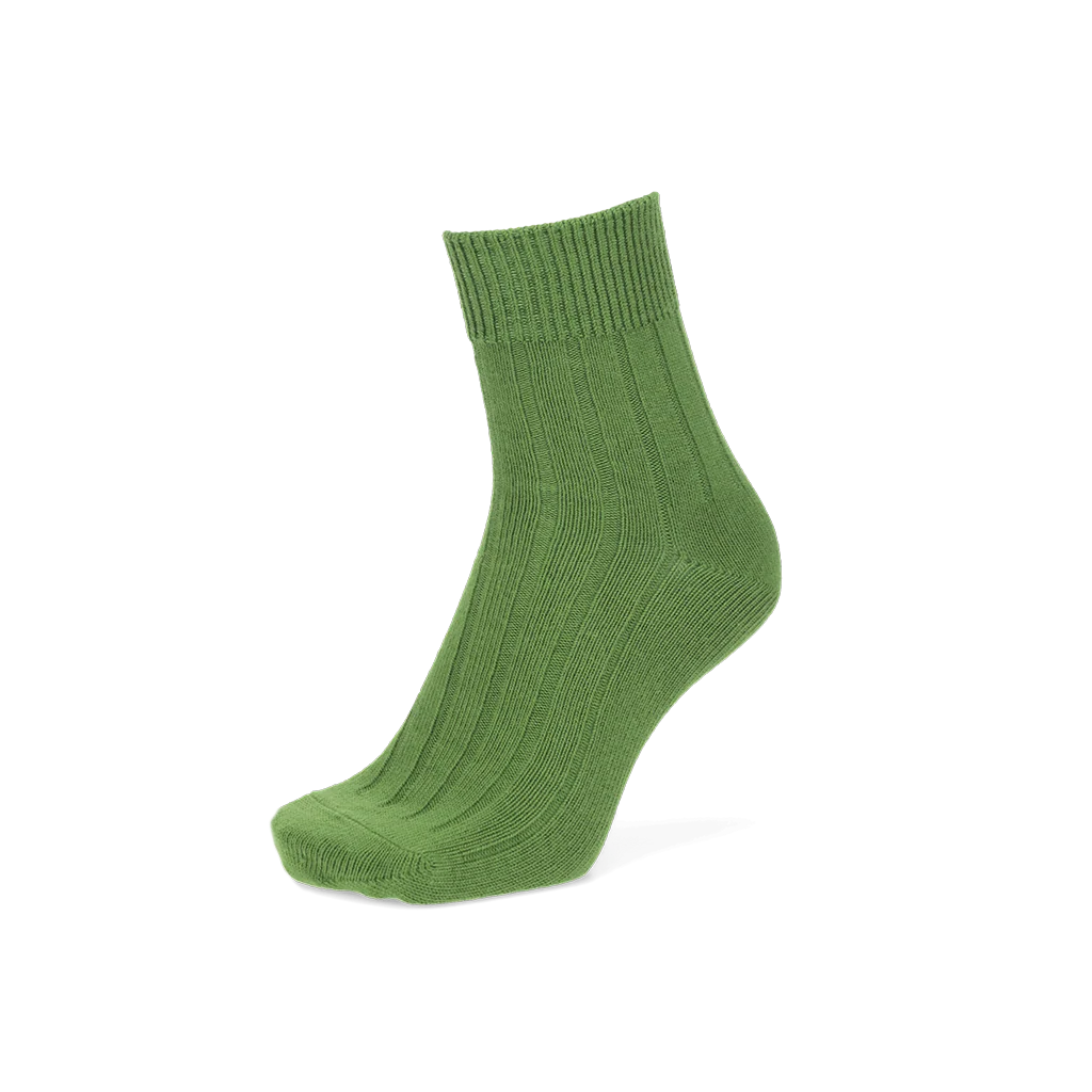 Wide-Ribbed Cotton Quarter Socks - Image 16