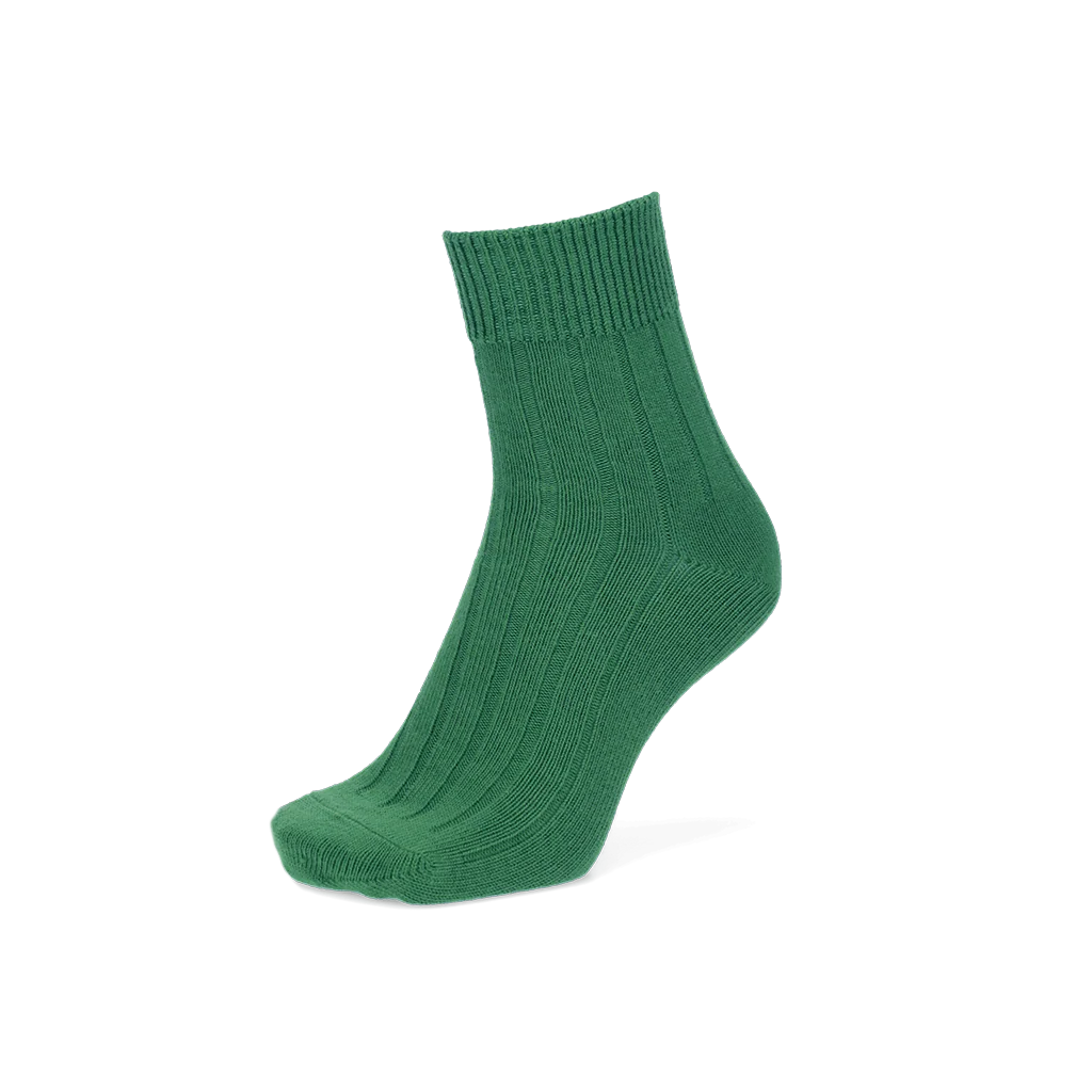 Wide-Ribbed Cotton Quarter Socks - Image 17