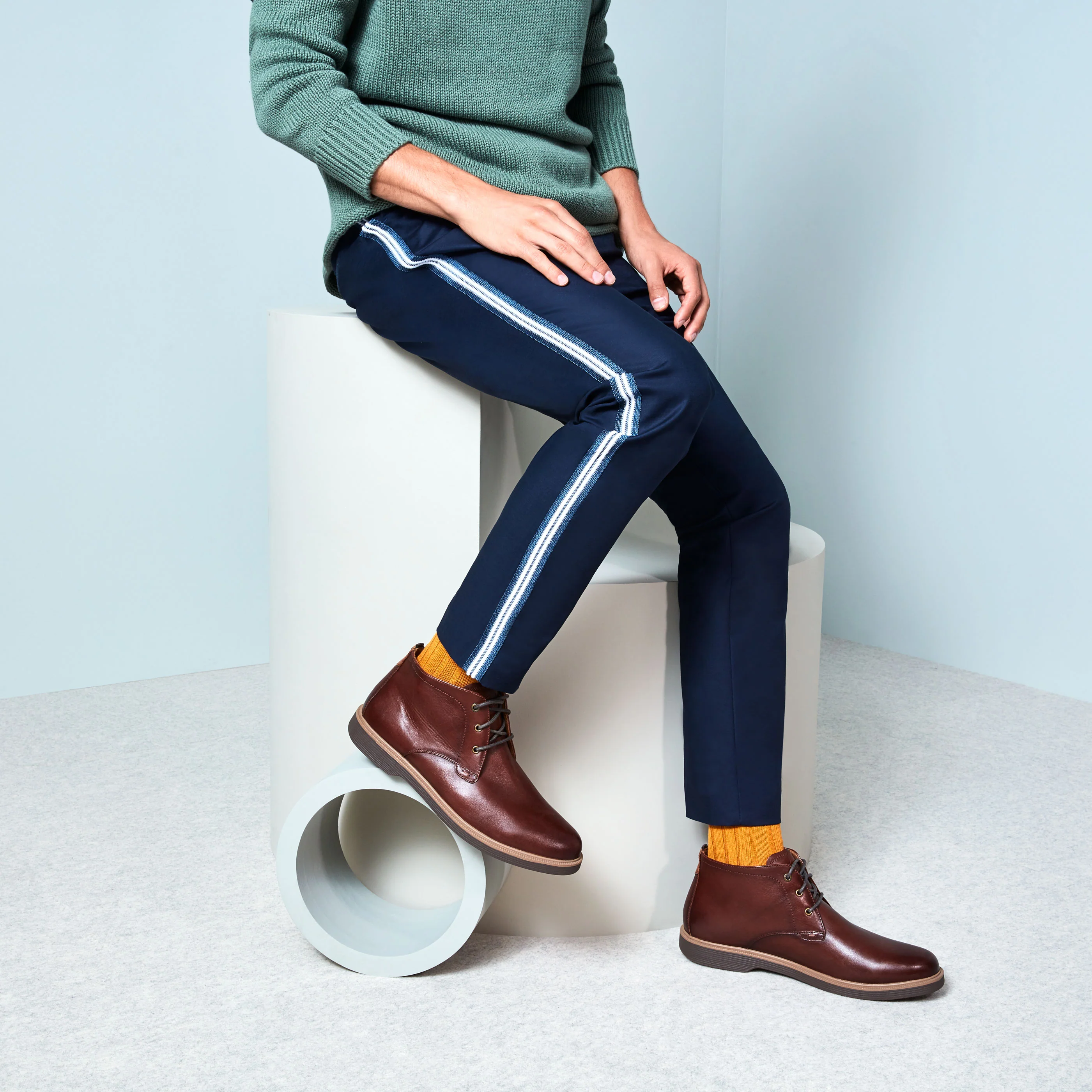 Wide-Ribbed Cotton Quarter Socks - Image 7
