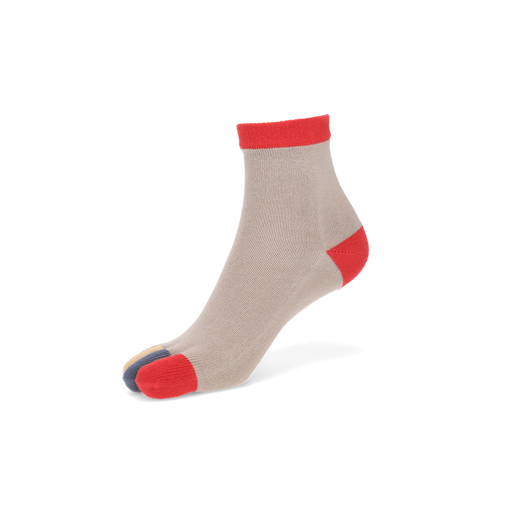 Colorful Toes Cotton  Quarter Socks - Image 11