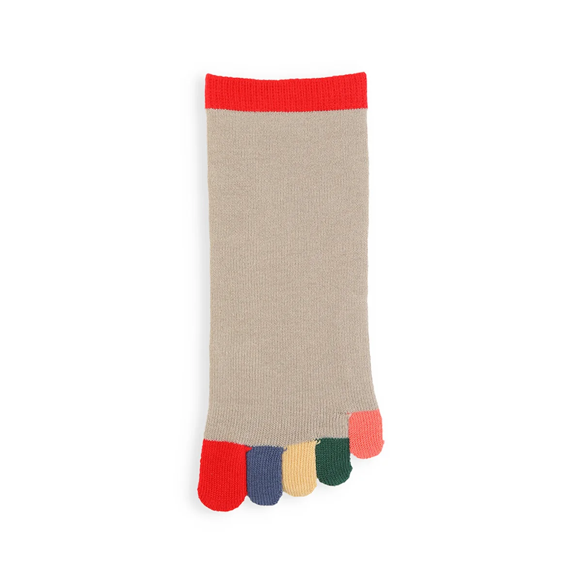 Colorful Toes Cotton  Quarter Socks - Image 12