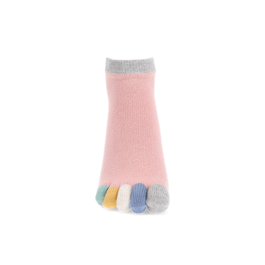 Colorful Toes Cotton  Quarter Socks - Image 14