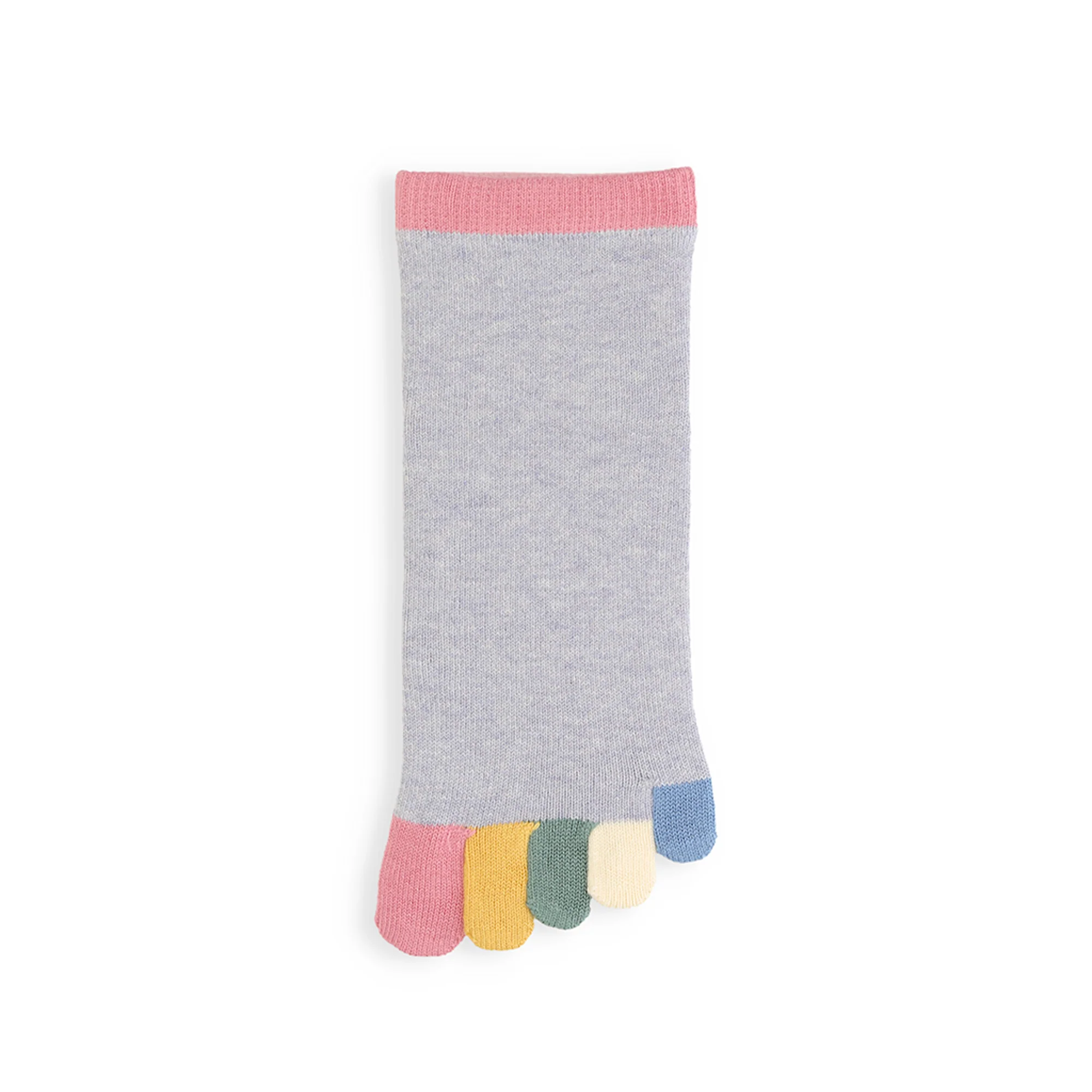 Colorful Toes Cotton  Quarter Socks - Image 8