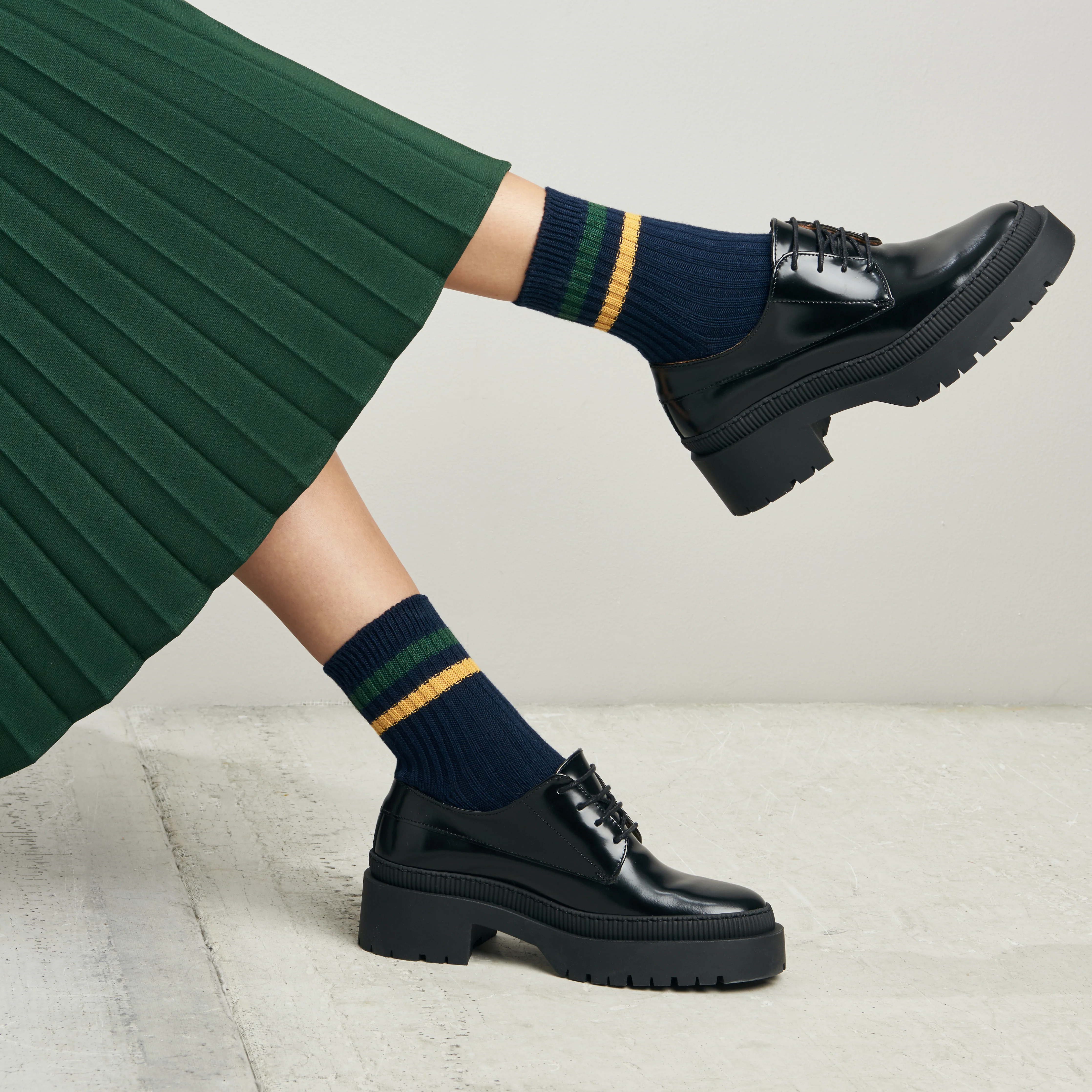 Striped Cotton  Quarter Socks - Image 6