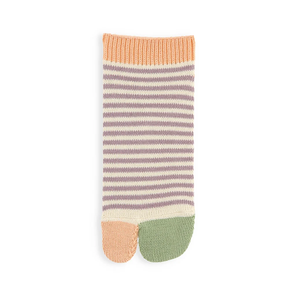 Striped Cotton Tabi  Ankle Socks - Image 10