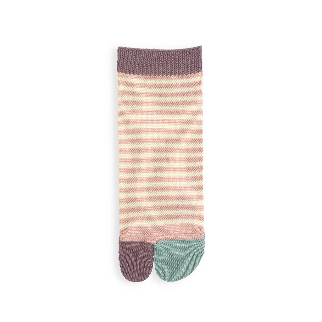 Striped Cotton Tabi  Ankle Socks - Image 6